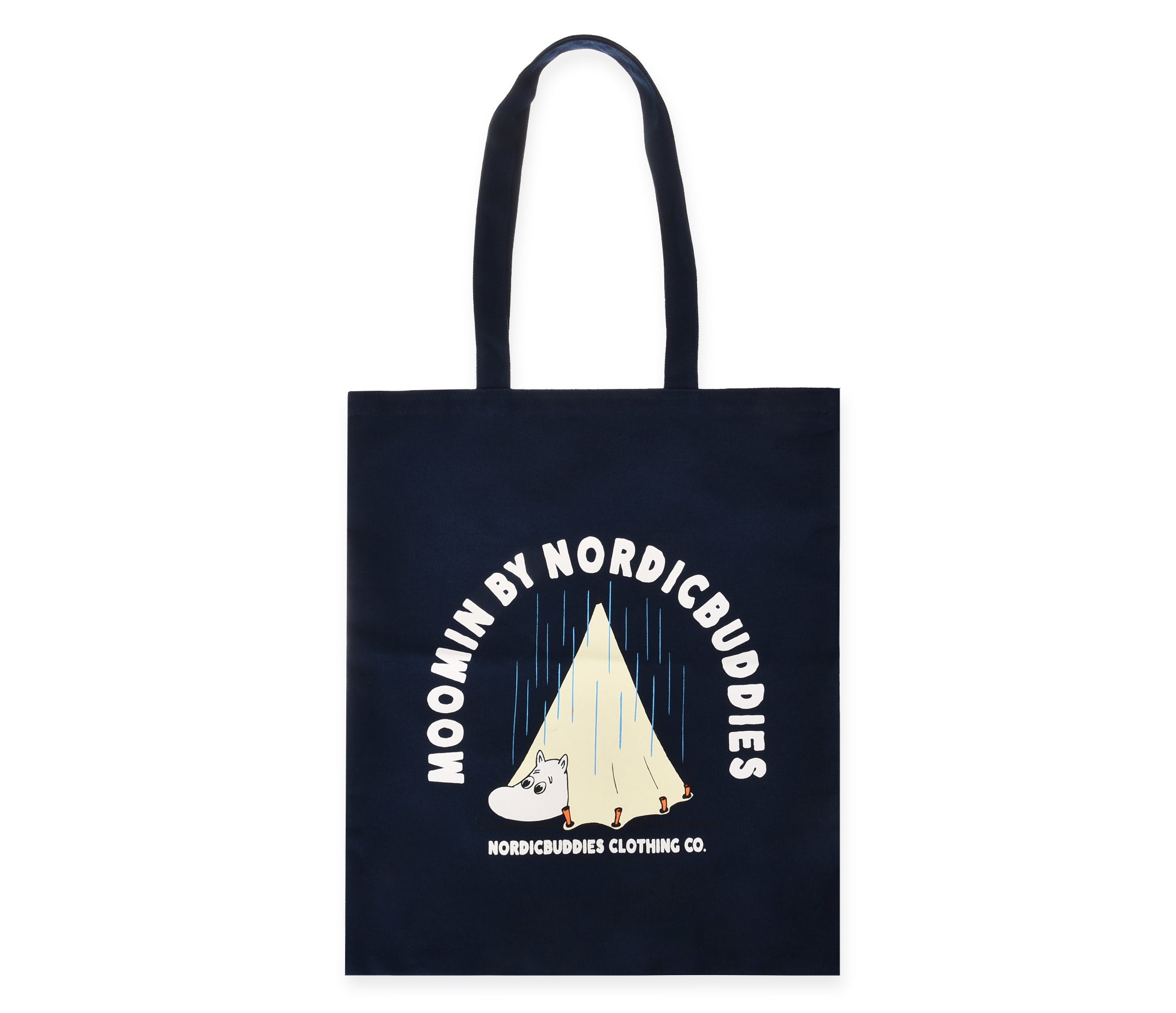 Moomintroll Camping Tote Bag - Navy Blue