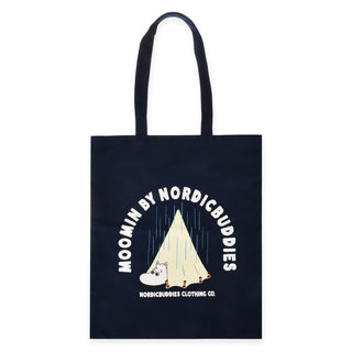 Moomintroll Camping Tote Bag - Navy Blue