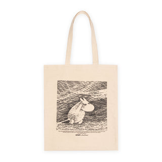 Moomintroll Snowstorm Tote Bag - White