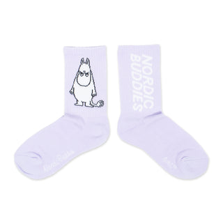 Moomintroll Angry Ladies Retro Socks - Lilac