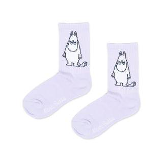 Moomintroll Angry Ladies Retro Socks - Lilac