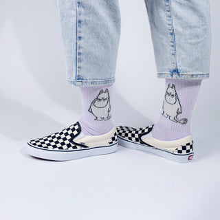 Moomintroll Angry Ladies Retro Socks - Lilac