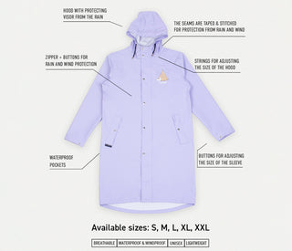 Moomin Adventure Rain Jacket - Lilac