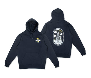 Organic Premium Hoodie Moominhouse - Navy