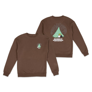 Moomintroll Camping Crewneck College Unisex - Brown