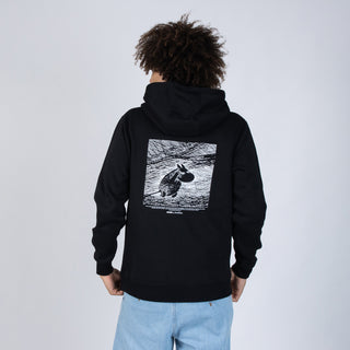 Moomintroll Moominland Midwinter Hoodie Unisex - Black