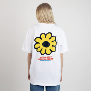 Mumintrollet Blomma T-Shirt Unisex - Vit