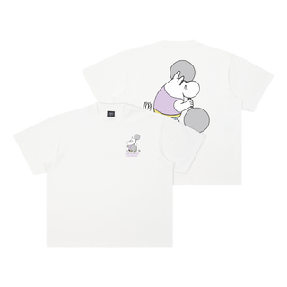 Mumintrollet Tyngdlyftning T-Shirt Unisex - Vit