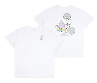 Moomintroll Weightlifting T-Shirt Unisex - White