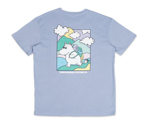 Moomintroll's Adventure T-Shirt Unisex - Blue