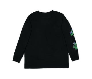 Hide and Seek Longsleeve Shirt With Cuffrib Unisex - Black