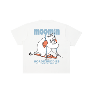 Moomintroll Skiing Heavy T-Shirt