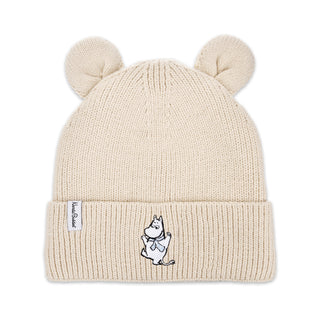 Moomintroll Winter Hat With Ears Kids - Beige