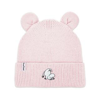 Moomintroll Winter Hat With Ears Kids - Pink