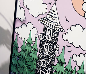 Moominvalley Poster 30x40cm - Multicolor