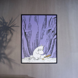 Moomintroll Ankle Ring Poster - Purple