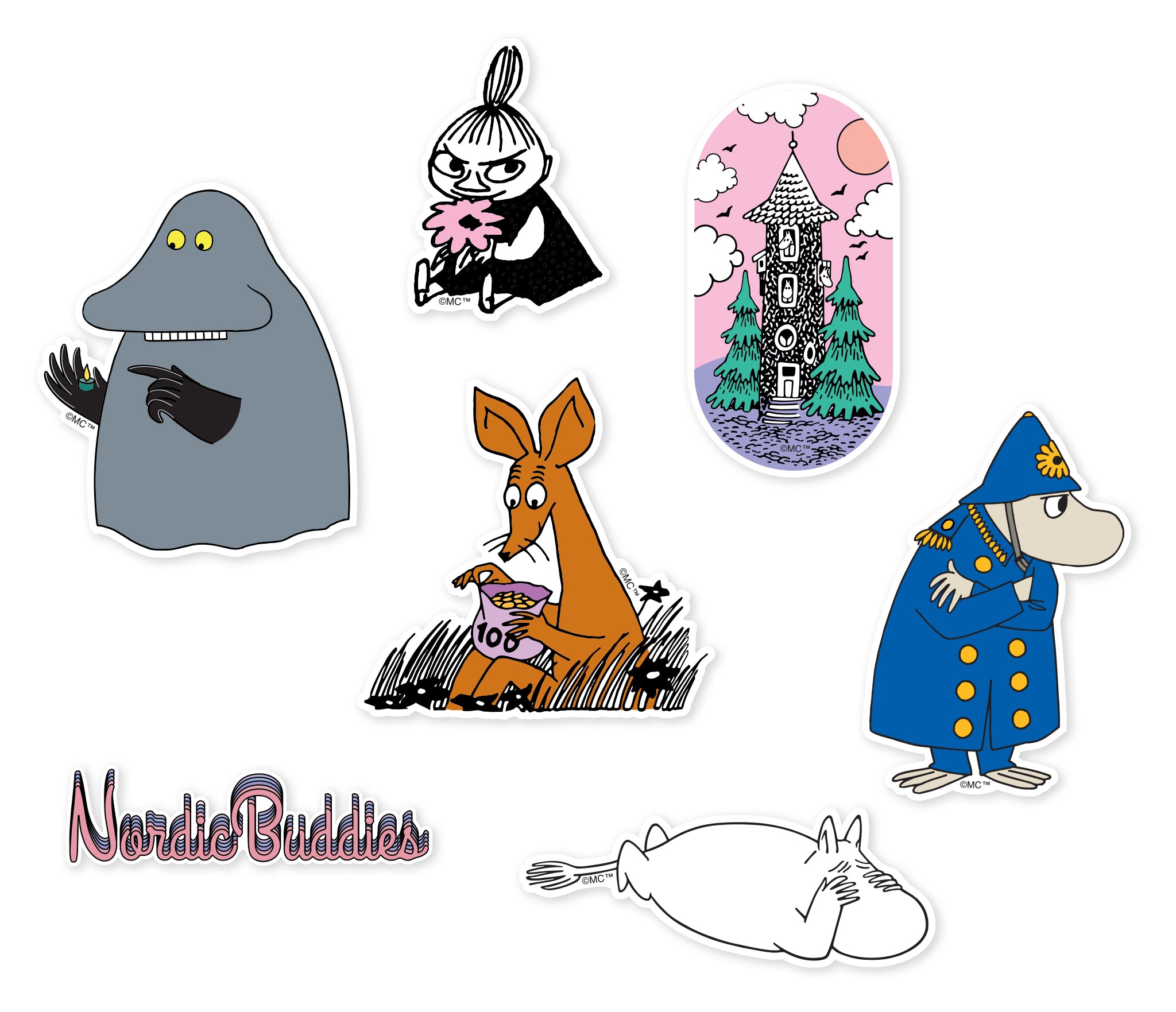 Sticker Combo Moomin Life in the Valley (6pcs)