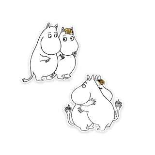 Moomintroll & Snorkmaiden XL-Sticker Combo