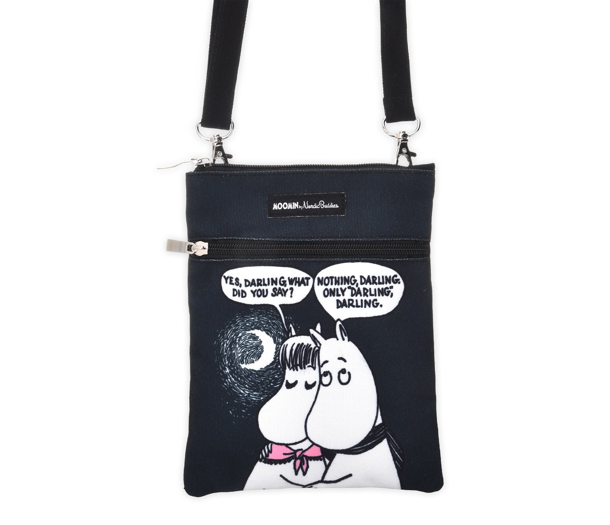 Moomin Love Neck Bag - Black