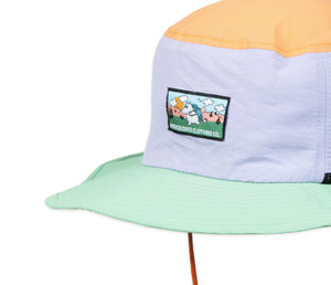 Moomintroll's  Adventure Brimmer Hat - Multicolor Lilac