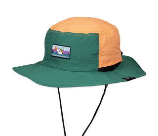 Moomintroll's  Adventure Brimmer Hat - Multicolor Dark Green