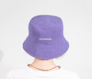 Moomintroll Ankle Ring Bucket Hat Corduroy - Purple