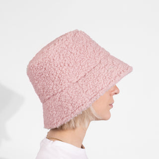 Mumintrollet Glad Fiskehatt Fluffig - Rosa 