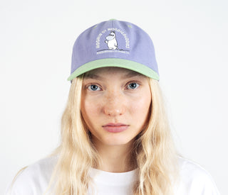 Moomintroll's Greeting Adult Cap - Pastel Green & Lilac