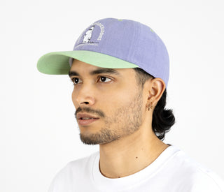 Moomintroll's Greeting Adult Cap - Pastel Green & Lilac