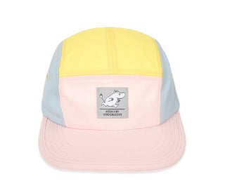 Moomintroll Five Panel Retro Cap - Multicolor Light Pink