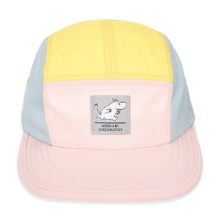 Moomintroll Five Panel Retro Cap - Multicolor Light Pink