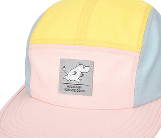 Moomintroll Five Panel Retro Cap - Multicolor Light Pink