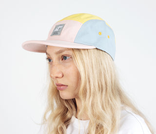 Moomintroll Five Panel Retro Cap - Multicolor Light Pink