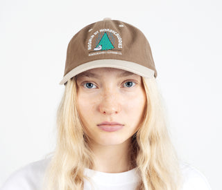 Moomintroll Camping Adult Cap - Brown and Light Sand