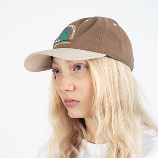 Moomintroll Camping Adult Cap - Brown and Light Sand