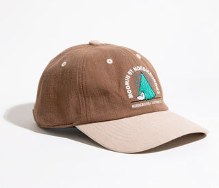 Moomintroll Camping Adult Cap - Brown and Light Sand