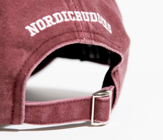 Moomintroll Washed Denim Adult Cap - Burgundy