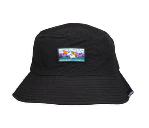 Moomintroll Adventure Nylon Bucket Hat - Black