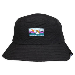 Moomintroll Adventure Nylon Bucket Hat - Black