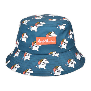 Muumipeikon seikkailu Nylon Bucket Hat Kids - Sininen