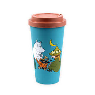 Mumintrollet och Snufkin Camping Take Away Mugg