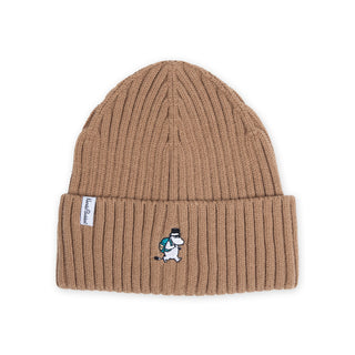 Moominpappa Mittens and Beanie Combo - Brown