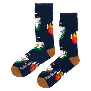 Moominpappa Chilling Men Socks - Navy