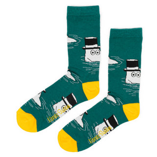 Moominpappa Swimming Men Socks - Green