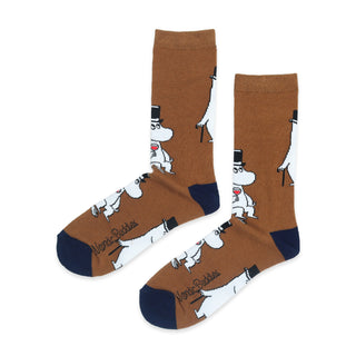 Moominpappa Men Socks - Brown