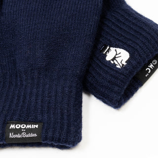 Moominpappa Mittens and Beanie Combo - Navy