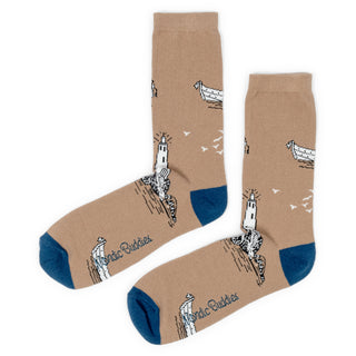 Moominpappa Boating Men Socks - Beige