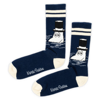 Moominpappa Retro Men Socks - Navy