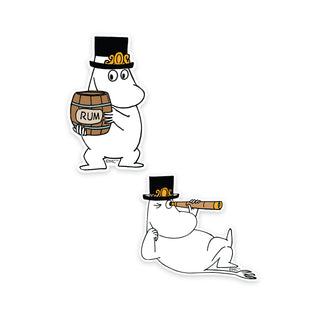 Muminpappan XL Klistermärken