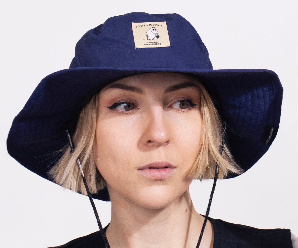 Moominpappa Brimmer Hat Navy Nordicbuddies Moominpappa Brimmer Hat Navy Nordicbuddies